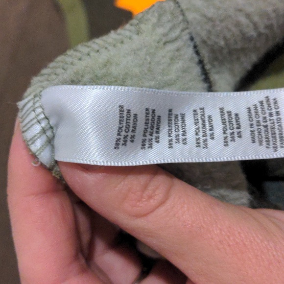 Babsie Camo Hip Length Semi Crop Sweatshirt - Neon Stars - Picture 7 of 7